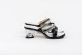 Frilly Jungle Black Diamond Mule