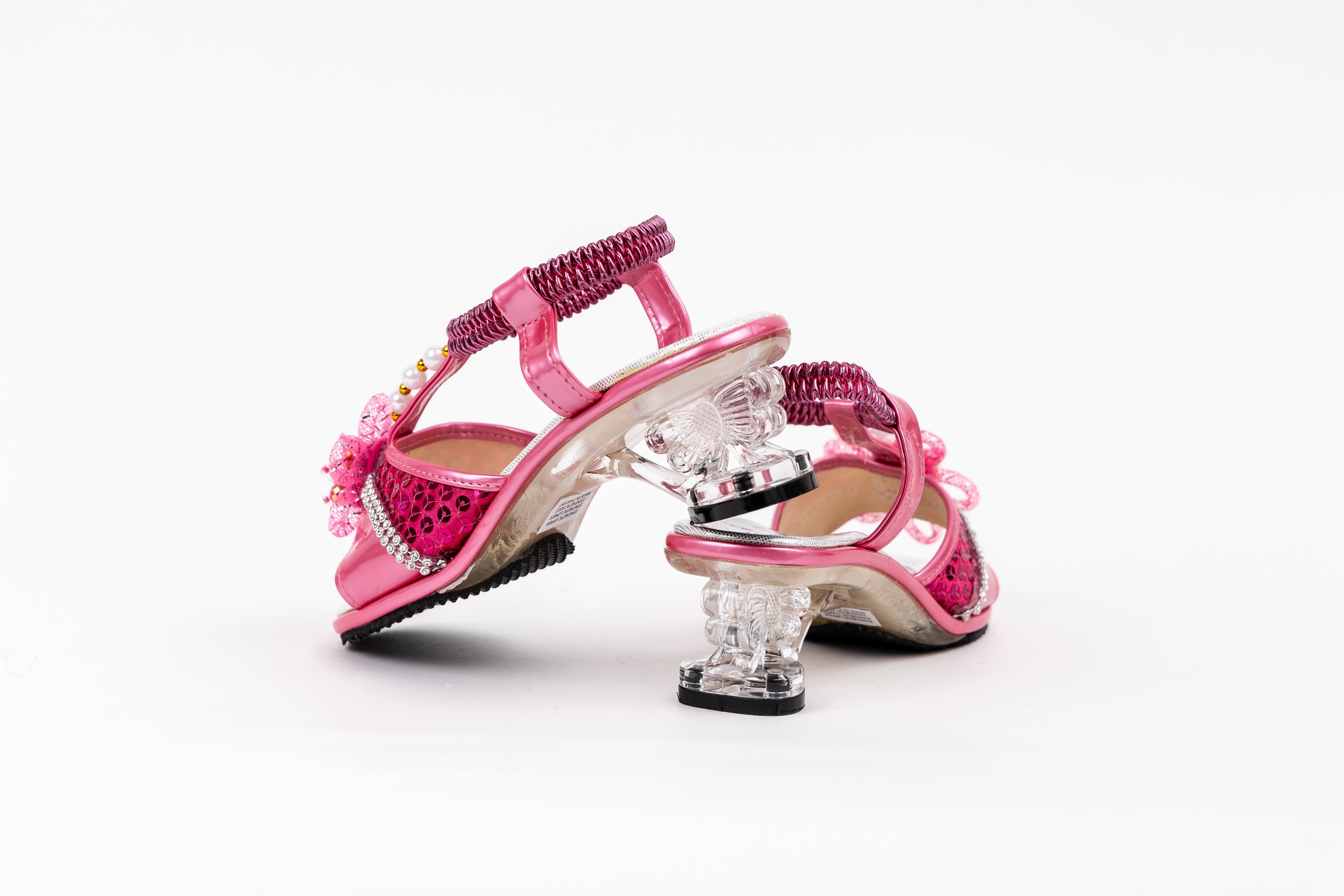 Frilly Jungle Hot Pink Fairy Petal Sandal