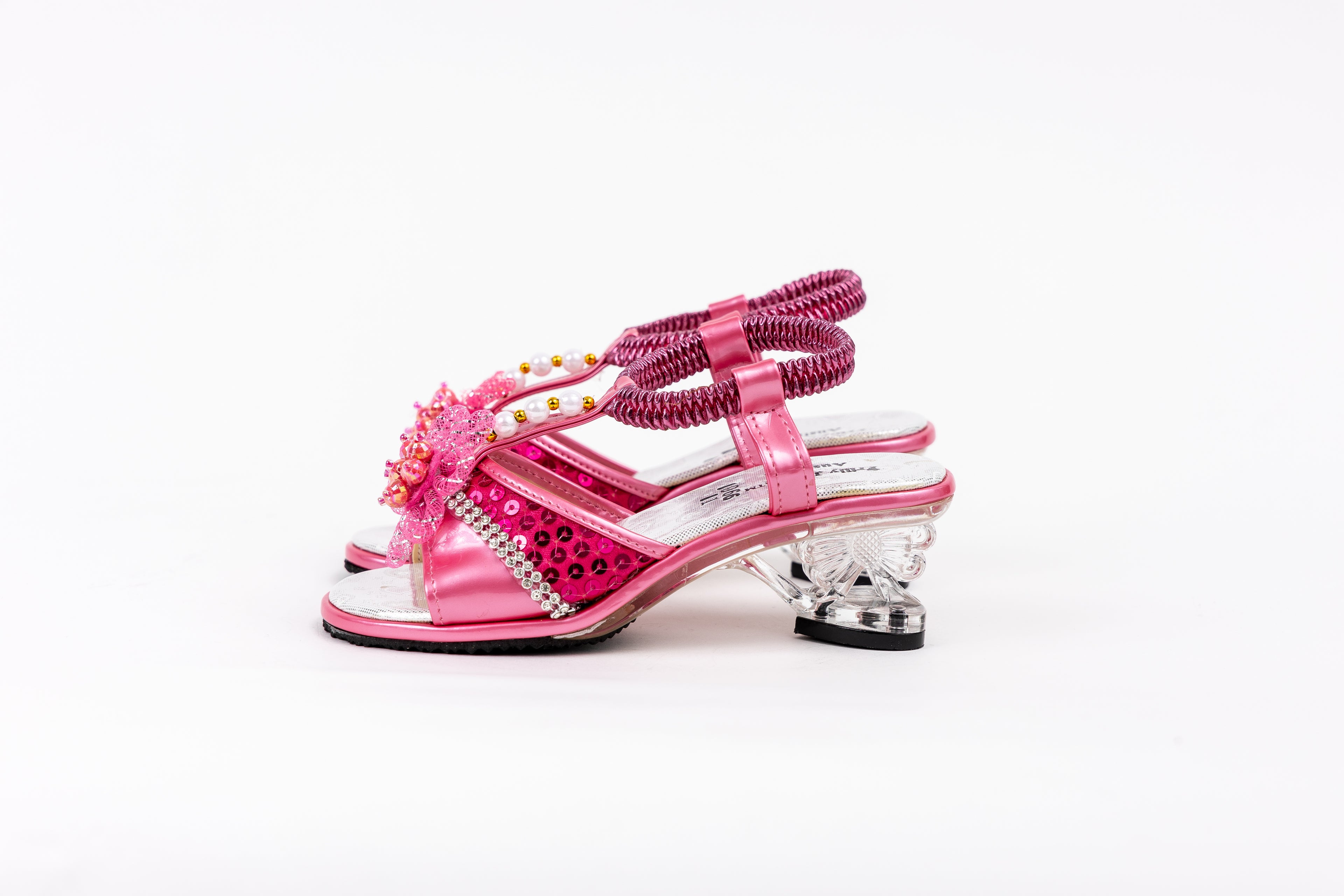 Frilly Jungle Hot Pink Fairy Petal Sandal