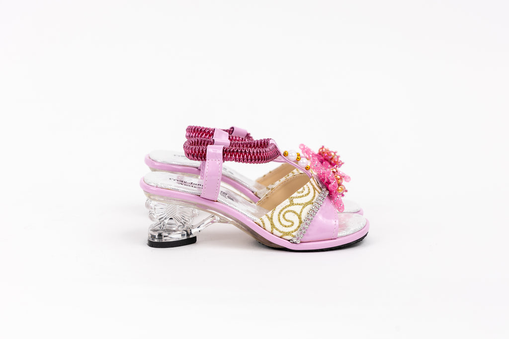 Frilly Jungle Pink Fairy Petal Sandal
