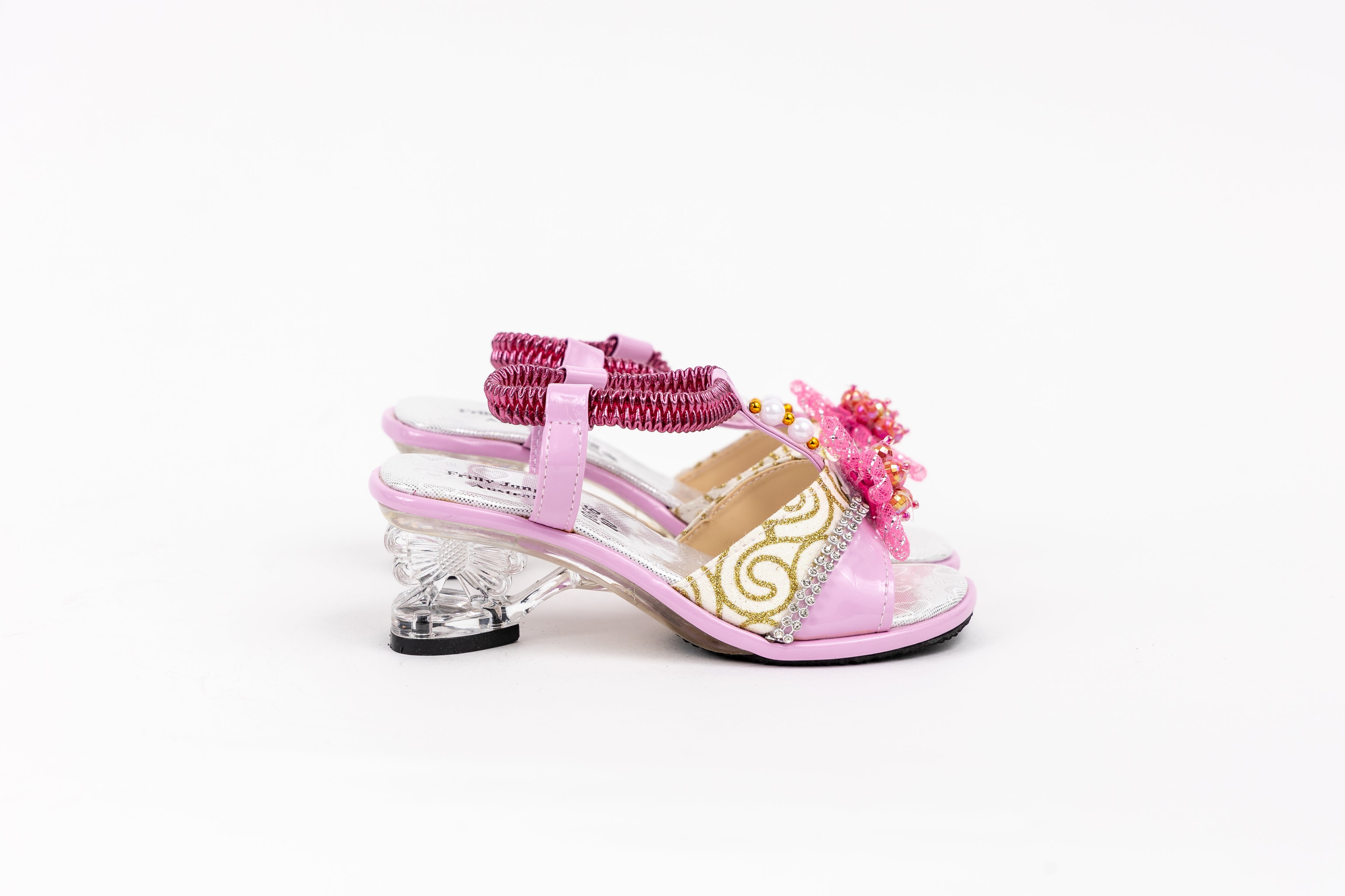 Frilly Jungle Pink Fairy Petal Sandal
