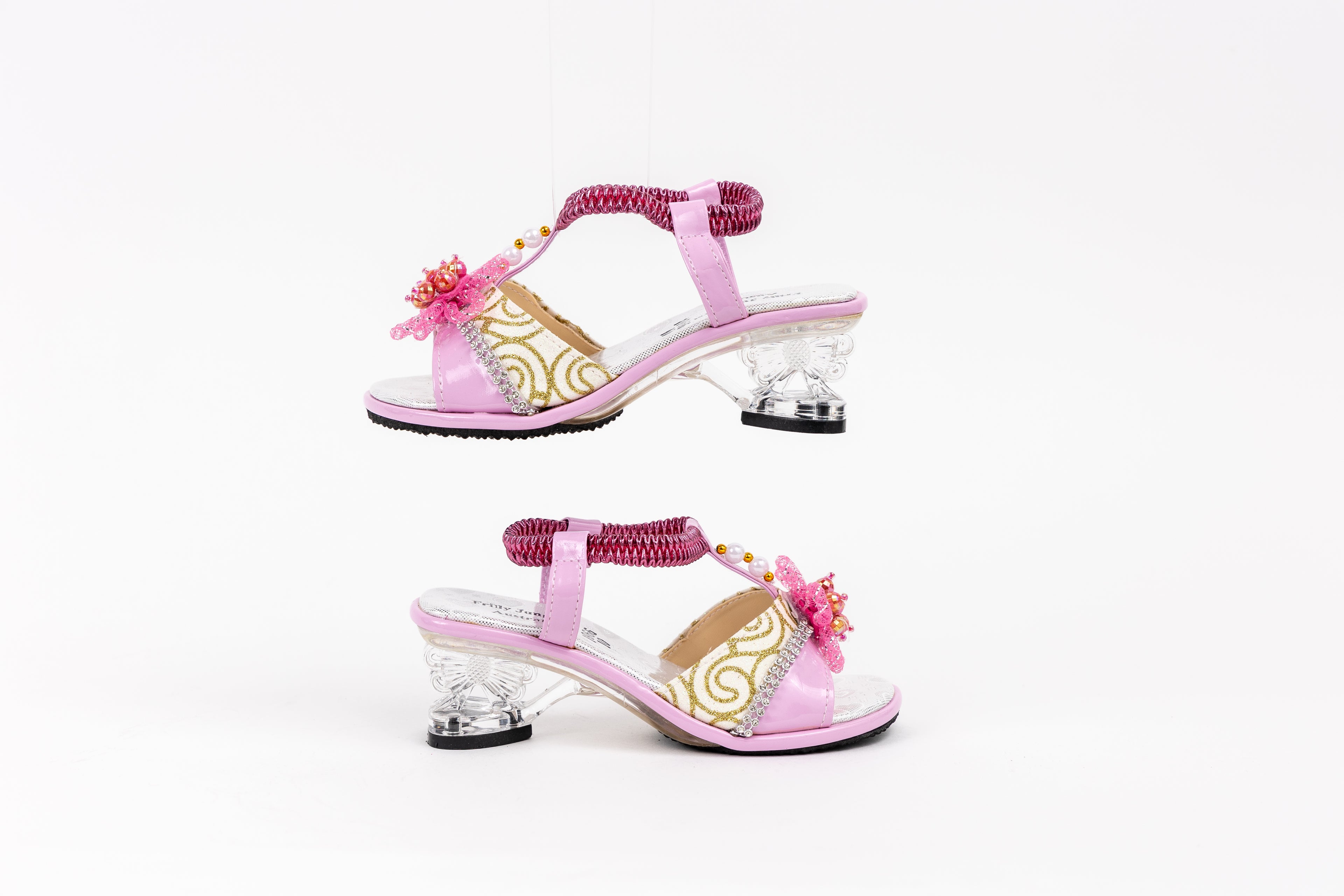 Frilly Jungle Pink Fairy Petal Sandal